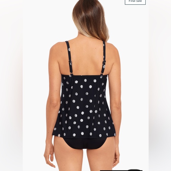 NWT MIRACLESUIT Pizzelles Love Knot Tankini Top - Picture 4 of 7